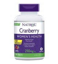 Natrol Cranberry Fast Dissolve Tablets, 250mg, 120 count