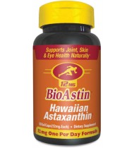 BioAstin Hawaiian Astaxanthin 12mg, 50 Count