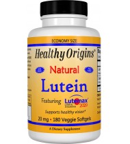 Healthy Origins Lutein Lutemax 2020 Supplement, 20 mg, 180 Count