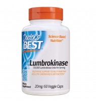 Doctor's Best Lumbrokinase, 20 mg, 60 VC