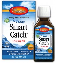 Carlson - Smart Catch for Teens, 1135 mg DHA, 100 mL (3.3 Fl Oz)