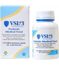 VSL#3 - Probiotic Medical Food 112.5 Billion CFU - 60 Capsules