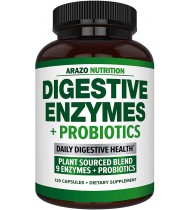 Digestive Enzymes with Probiotics - 120 Pills