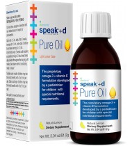 Lifetrients, Speak+D Pure Oil, Natural Lemon 3.04 oz