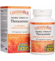 CurcuminRich Double Strength Theracurmin, 120 Capsules