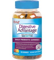 Daily Probiotic Natural Fruit Flavor Gummies, Digestive Advantage (80 Count) 