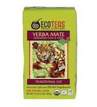 ECOTEAS Yerba Mate Leaf/Stem Loose (6x1LB)