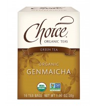 Choice Organic Teas Genmaicha Green with Toasted Brown Rice (6x16 Bag)