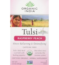 India Raspberry Peach Tulsi Tea (6x18 CT)