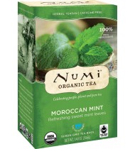 Numi Tea Moroccan Mint Herbal Tea (6x18 Bag)