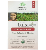 Organic India Tulsi Cinnamon Rose Tea(6x18 CT)