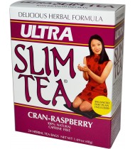Hobe Labs Ultra Slim Tea Cran-Raspberry (1x24 Tea Bags)