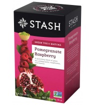 Stash Tea Pomegrante Raspberry With Matcha Tea (6x18 Bag)