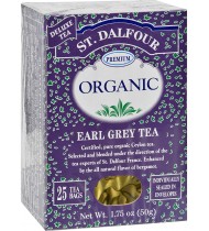 St Dalfour Organic Tea Earl Grey (1x25 Tea Bags)