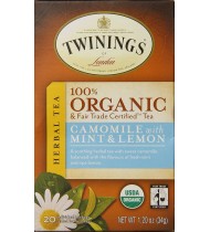 Twinings Camomile W/ Mint & Lemon Tea (6x20 Bag)