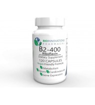 Bio-Innovations Pharmacal - Pure B2-400 Riboflavin (120 Vegan Capsules)