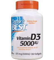 Doctor's Best Vitamin D3 5,000 IU, 360 Count