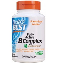 Doctor's Best Fully Active B Complex, 30 Veggie Caps