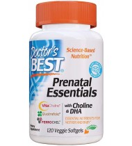 Doctor's Best Prenatal Essentials with Choline & DHA, 120 Veggie Softgels
