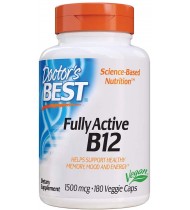 Doctor's Best Fully Active B12 1500 Mcg, 180 VC