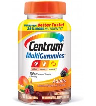 Centrum MultiGummies for Adults, Assorted Fruit Flavor - 70 Count
