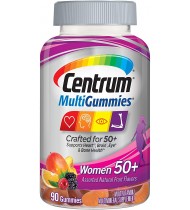 Centrum MultiGummies Gummy Multivitamin for Women 50 Plus, 90 Count