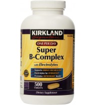 Kirkland Signature One Per Day Super B-Complex with Electrolytes, 500 tablets