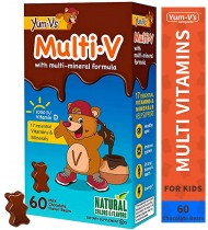 Yum-V MultiVitamins Chewables for Kids, Milk Chocolate (60 Ct)