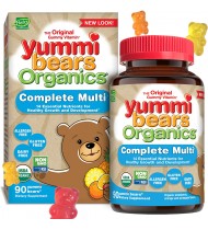 Yummi Bears Organics Complete Multi Vitamin and Mineral Supplement, 90 Count