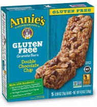 Annie's Chewy Gluten Free Granola Bars Double Chocolate Chip (12x5 PK )