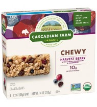 Cascadian Farms Harvest Berry Granola Bar (12x7.4 Oz)