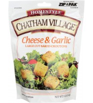 Chatham Village Cheese & Garlic Croutons (12x5 Oz)