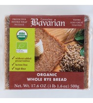 Bavarian Organic Whole Rye Bread (6x17.6Oz)