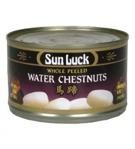 Sun Luck Whole Peeled Water Chestnuts (12x8 Oz)