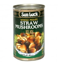 Sun Luck Straw Mushrooms Whole Peeled (12x5.95Oz)