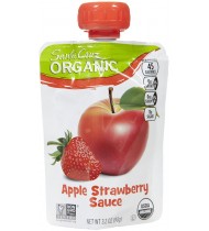 Santa Cruz Organic Apple Strawberry Sauce (6X4 Ct)