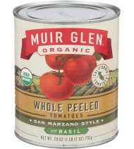Muir Glen Whole Pls Tomato With Basil (12x28 Oz)