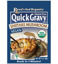Road's End Organics Gluten Free Shiitake Mushroom Gravy Mix, 1 Ounce Pouch (Pack of 12)