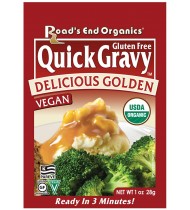 Road's End Organics Gluten Free Golden Gravy Mix, 1 Ounce Pouch (Pack of 12)
