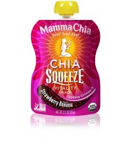 Mamma Chia Organic Chia Squeeze Strawberry Banana (16x3.5 OZ)
