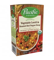 Pacific Natural Foods Veg Lnt/RdPepper Sp (12x17OZ )