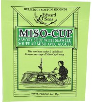 Edward & Sons Miso Cup Seaweed (24x0.7OZ )
